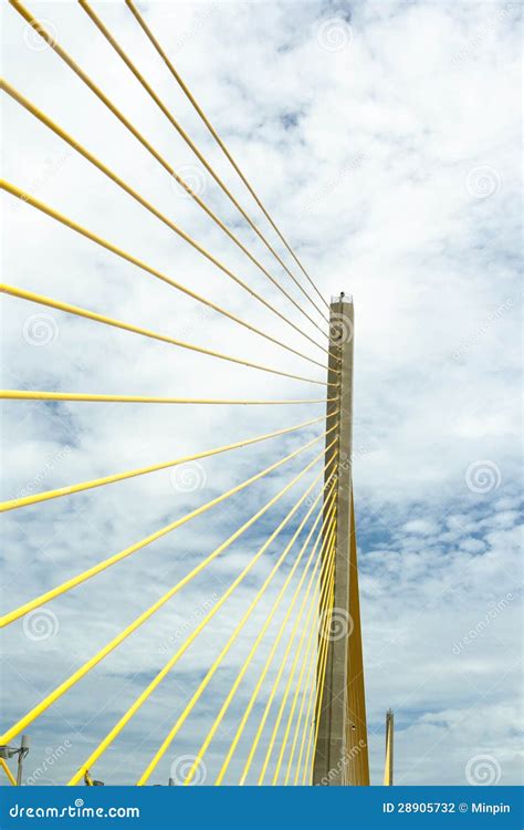 Skyway Bridge And Cruise Ship Stock Image 466387