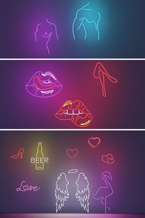 The Sims 4 Neon Sing Set Download Neon Sign Set 1