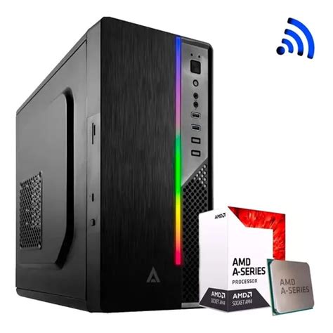 Pc Gamer Barata Amd A8 Quad Core 8gb Ram Ssd 240gb R7 Wifi Envío gratis