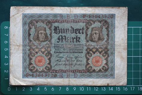 Currency Reichsbanknote 100 Mark 1920 Kaufen Auf Ricardo