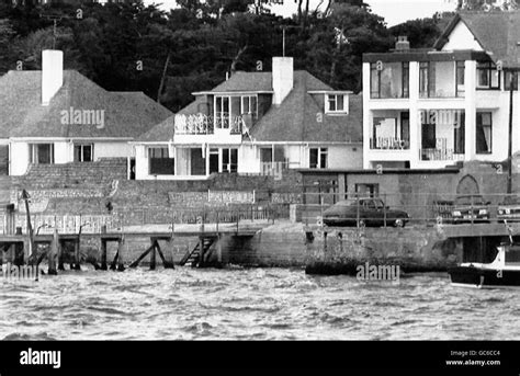 John Lennon Aunt Mimi House In Dorset Black And White Stock Photos