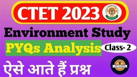 Evs Pyqs Analysis For Ctet Pyqs Analysis