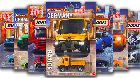 Showcase Matchbox European German Set Packs Moving Parts