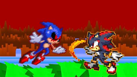 Shadow The Hedgehog Vs Sonic Exe Part Youtube