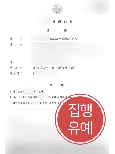 음주운전2회 방어 형사변호사 활약으로 음주운전2회 집행유예로 방어 업무사례