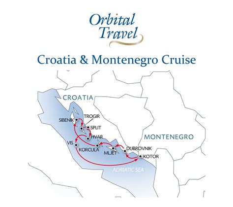 All Inclusive Croatia And Montenegro Boat Trip Cruise Itinerary