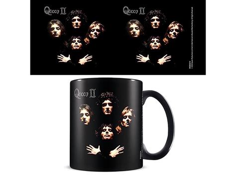 Queen Queen Ii Black Pod Boxed Mug