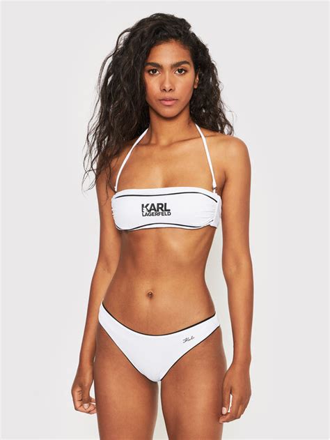 KARL LAGERFELD Bikini Unterteil KL22WBT07 Weiß Modivo de