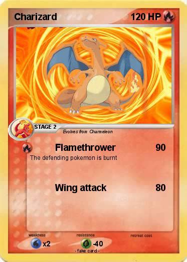 Pokémon Charizard 4052 4052 Flamethrower My Pokemon Card