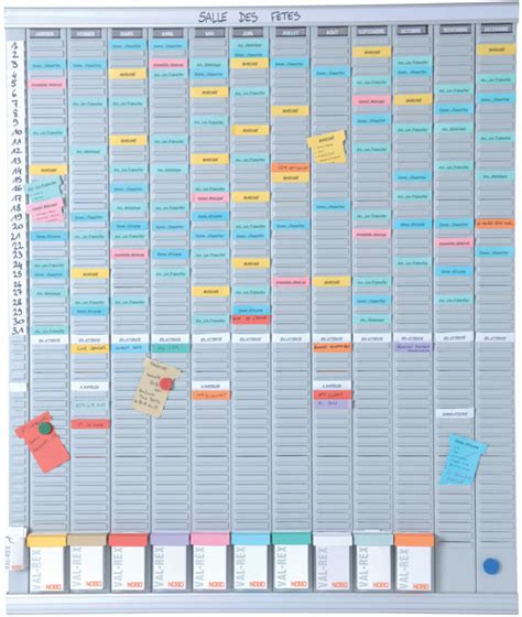 NOBO Planning Annuel Dimensions L 772 X H 960 Mm