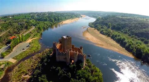 Almourol Castle, Portugal | Dronestagram