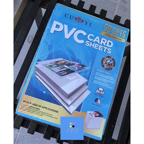 Cuyi Pvc Sheet Pet Sheet A Size For Id Printing Calling Card