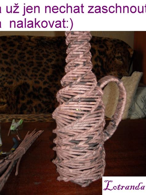 ПЛЕТЕНИЕ ИЗ ГАЗЕТ. Оплетаем бутылки