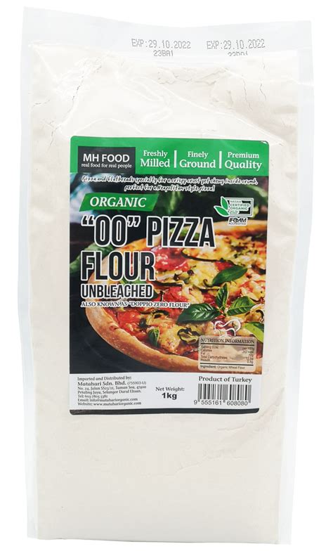 Organic 00 Pizza Flour 1kg Mantra Foods