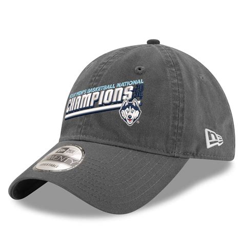 Men S New Era Charcoal Uconn Huskies 2024 Ncaa Men S Basketball National Champions 9twenty