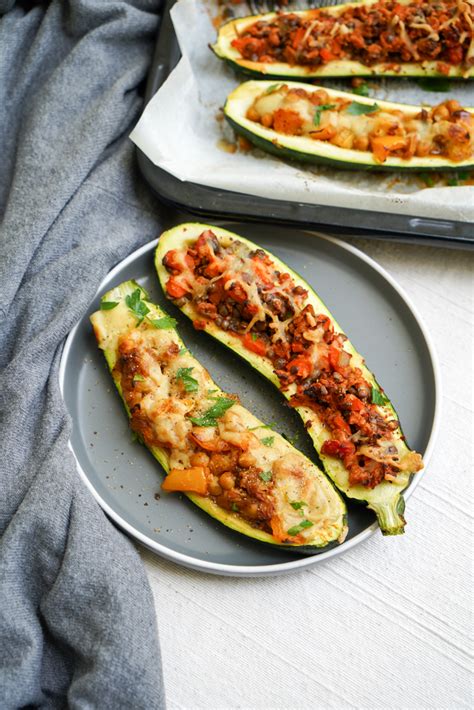 Vegan Stuffed Courgette Boats Veano Vegan Food Recipes And Travel