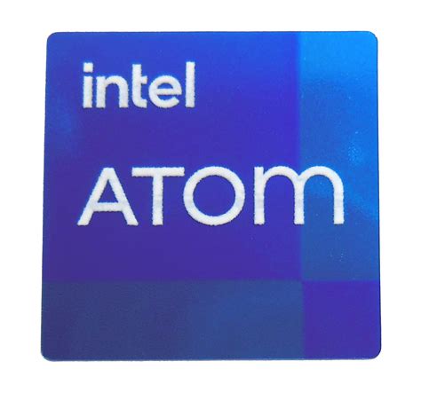 Intel Atom Sticker 18 X 18mm 1116″ X 1116″ 1099 Vath Ventures