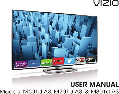 Vizio M D A Users Manual