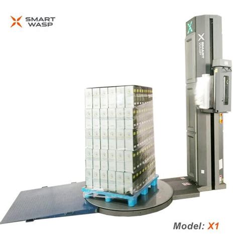 Intelligent Pallet Wrapping Machine With Built In Sensors