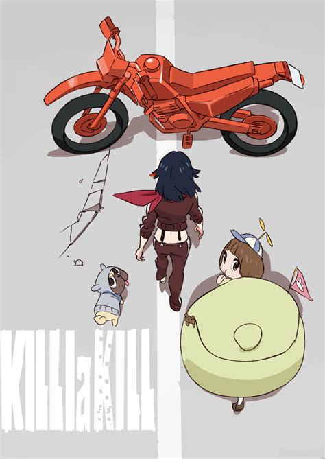 Wallpaper Kill La Kill Anime Girls Crossover Akira Fan Art