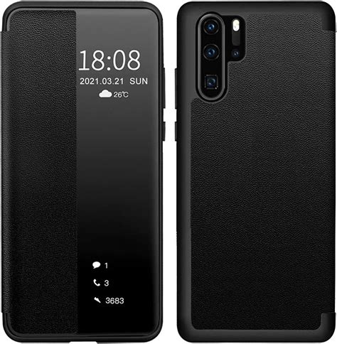 Mooncase H Lle F R Huawei P Pro Flip Cover Pu Leder Handyh Llen