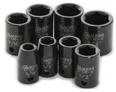 Challenger Inch Drive Sae Socket Set Piece Set