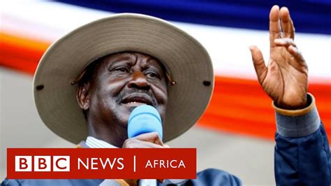 Live Raila Odinga First Address Since Kenya S Presidential Elections