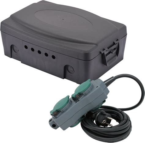 Electraline 300174 Wetterfeste Box Anschlusskasten für elektrische IP54