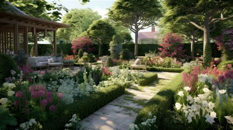 Classic english garden design 28562885 Stock Photo at Vecteezy