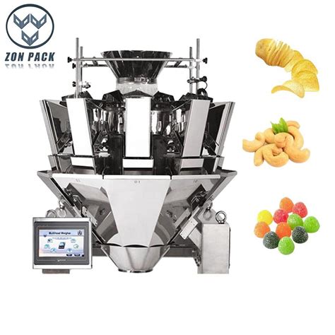 New Product Automatic Food Snack Multi Function 10 14 Heads Weigher For