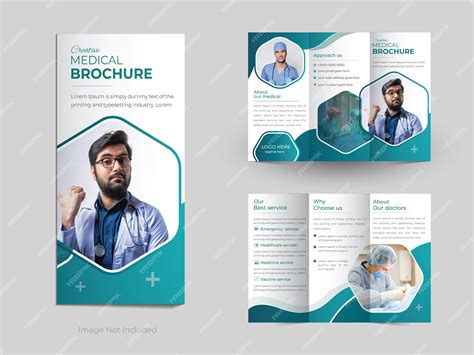 Premium Vector | Professional medical tri fold brochure design