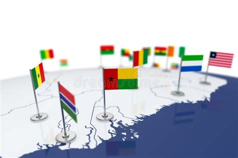 Guinea-Bissau flag stock illustration. Illustration of isolated - 106785905