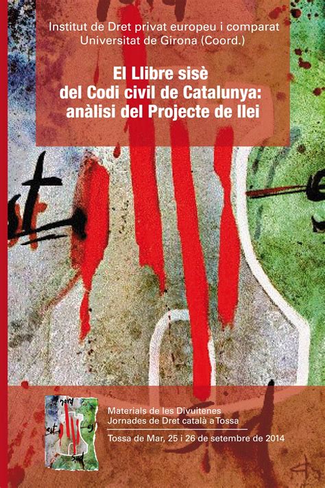 Elektronick Kniha El Llibre Sis Del Codi Civil De Catalunya An Lisi