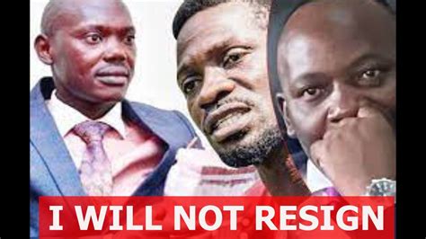 Mpuuga Tells Bobi Wine Off I Will Not Resign Youtube