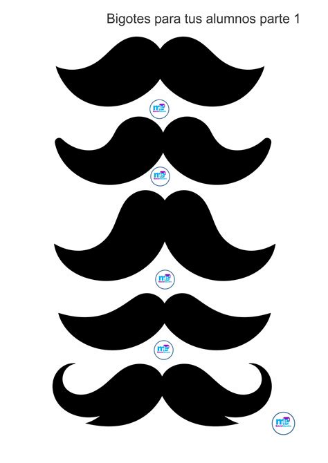 Bigotes Para Tus Alumnos Moldes Para Imprimir I Actividades