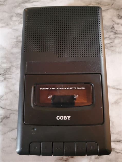 Coby Cvr Portable Recorder Cassette Player Tested Works No Power