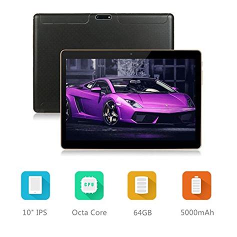 Yellyouth Unlocked Tablet Android Inch With Sim Card Slot Gb Rom