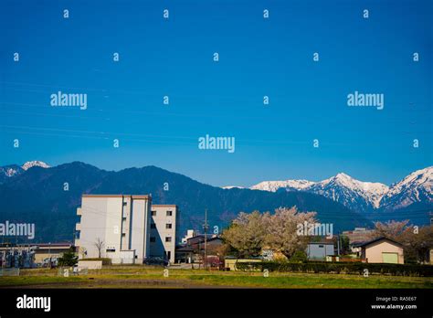 Japan Alps From Nagano Side In Japan Japan Alps Is Located Between