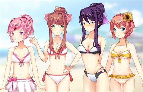 Doki Doki Swimsuit Club Doki Doki Literature Club Know Your Meme