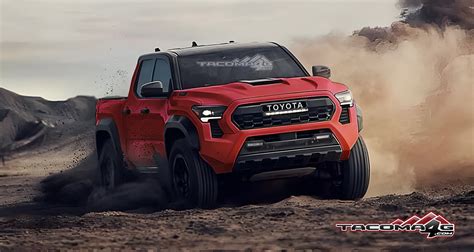 2024 Toyota Tacoma TRD Pro Rendered in Nine Paint Colors - autoevolution