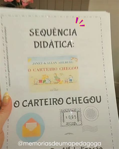 Sequ Ncia De Atividades O Carteiro Chegou Maiara Milioli Barbosa