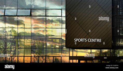 Mirrored Exterior of Lancaster University Sports Centre, Lancaster ...