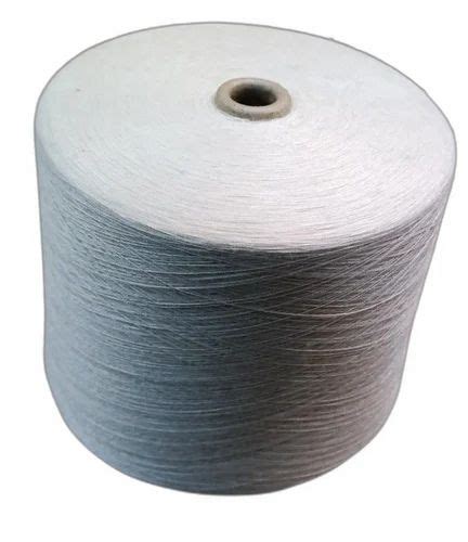 Plain White Semi Dull Polyester Yarn Count At Rs Kg In