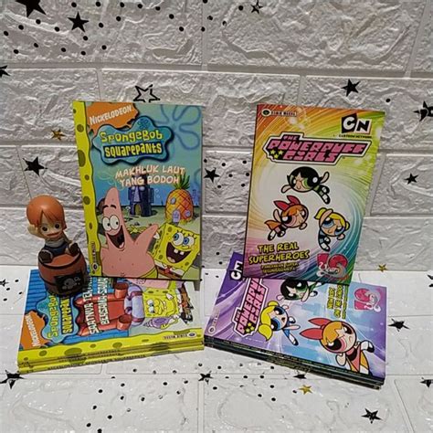 Jual Komik Warna Spongebob Squarepants Dan The Powerpuff Girls Dan Ben