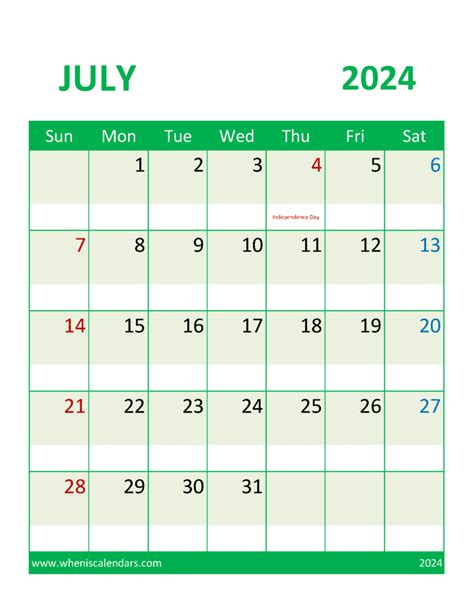 July 2024 Calendar Printable Free Word 2024 Elaine Carmela