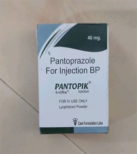 40mg Pantopik Pantoprazole Injection Bp At ₹ 24box Pantoprazole