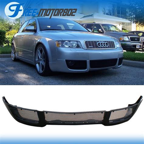 Fit Audi A A Quattro B Pu Front Bumper Lip Spoiler Bodykit