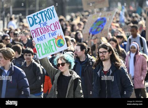 Vienna Austria March Global Climate Strike Fridays For