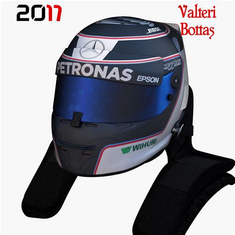 Bottas helmet 2017 3D Model $65 - .c4d .fbx .ma .obj - Free3D