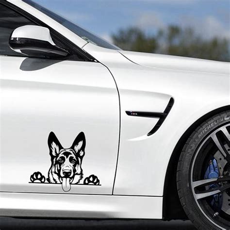 Stickersdecals Peeking German Shepherd Sticker German Shepherd Shop